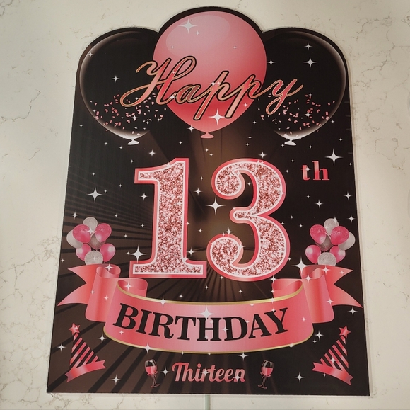 13th birthday signs - Picture 1 of 4